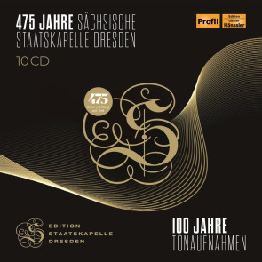 CD 475 Jahre Staatskapelle Dresden - (100 Jahre Tonaufnahmen)