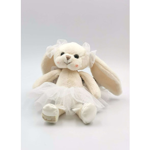 Plüschtier Hase little Monique 15cm - Weiß                       