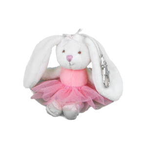 Schlüsselanhänger Plüschtier Hase Dancing Jayleen - pink