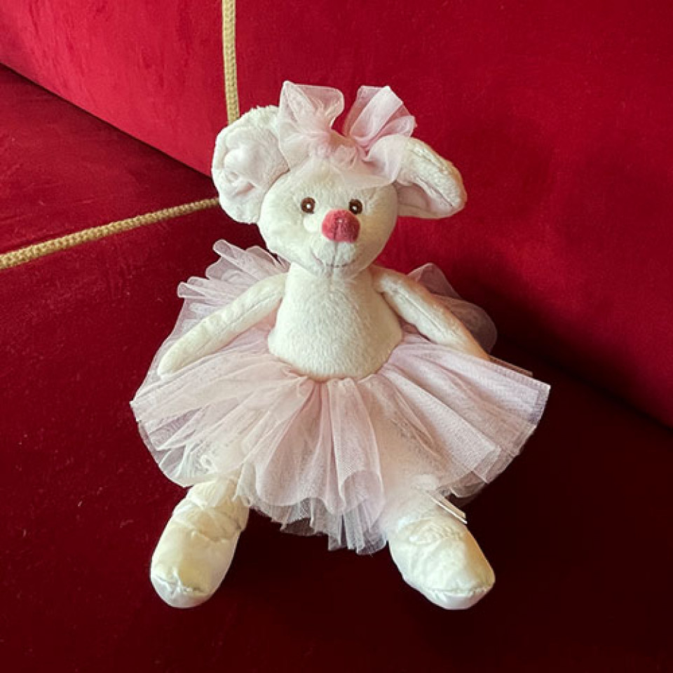 Plush toy Dancing Mouse Antonia – 25 cm – pink 