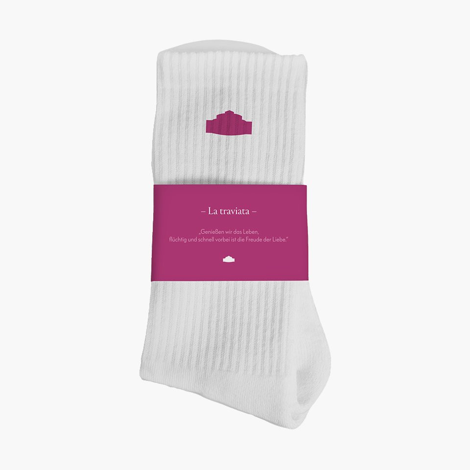 Tennissocken La traviata - Größe 37-41